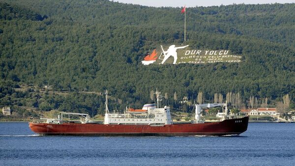 Rus savaş gemisi - Çanakkale Boğazı - Sputnik Türkiye
