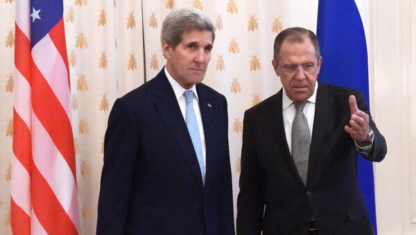 ABD Dışişleri Bakanı John Kerry- Rusya Dışişleri Bakanı Sergey Lavrov - Sputnik Türkiye