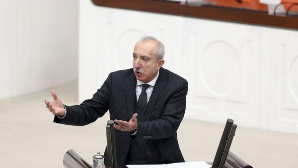 AK Parti Mardin Milletvekili Orhan Miroğlu, TBMM Genel Kurul çalışmalarına katılarak bir konuşma yaptı. - Sputnik Türkiye