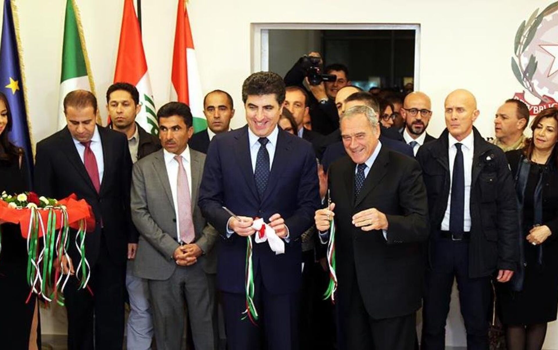 İtalya'nın Erbil'deki konsolosluğu resmi törenle açıldı 22.12.2015