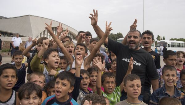 Suriyeli mülteci çocuklar - Sputnik Türkiye