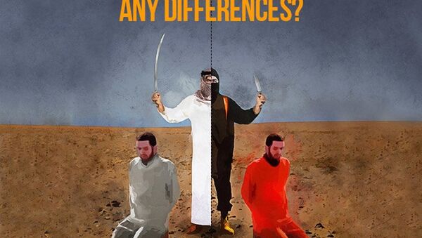 Hamaney'den IŞİD - Suudi Arabistan karikatürü - Sputnik Türkiye