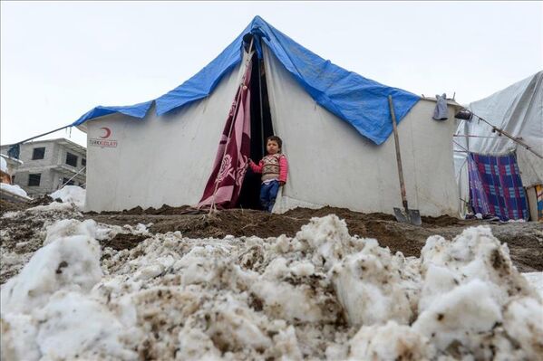 Suriyeli sığınmacıların kış çilesi - Sputnik Türkiye
