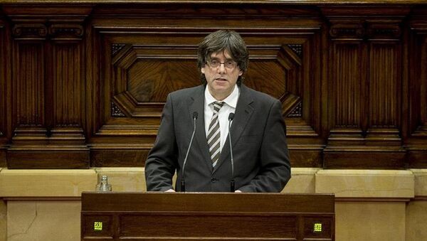 Katalonya Başkanı Carles Puigdemont - Sputnik Türkiye
