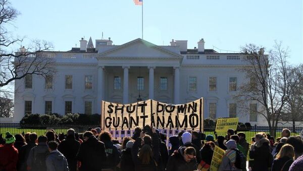 Guantanamo’nun 14'üncü yıldönümü protesto edildi  - Sputnik Türkiye