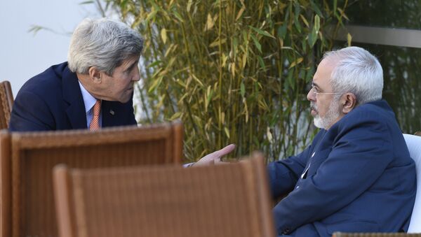 ABD Dışişleri Bakanı John Kerry - İran Dışişleri Bakanı Cevad Zarif - Sputnik Türkiye