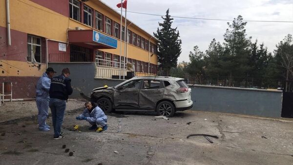 Kilis'te okula havan topu düştü - Sputnik Türkiye