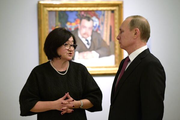 Putin, Tretyakov Müzesi'nde - Sputnik Türkiye