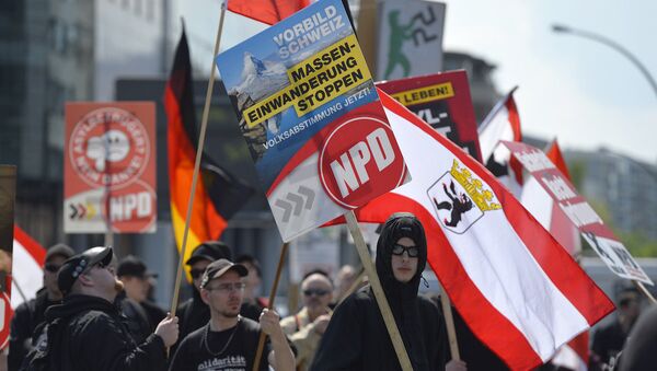 Almanya’da faaliyet gösteren aşırı sağcı Ulusal Demokrat Parti (NFD) - Sputnik Türkiye