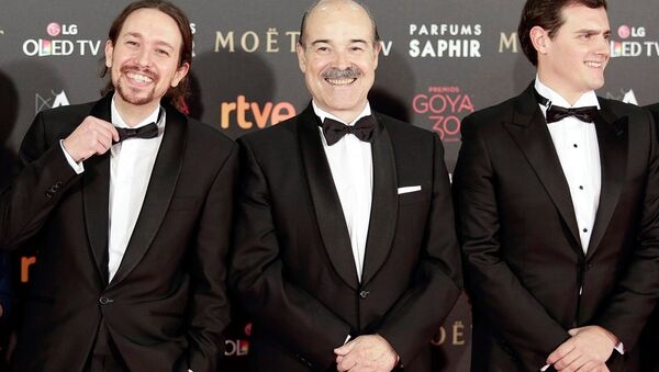Podemos lideri Pablo Iglesias, Goya ödül töreninde - Sputnik Türkiye