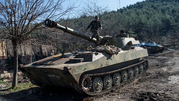 Suriye ordusu Keseb'te - Sputnik Türkiye