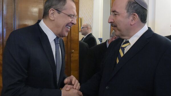 Rusya Dışişleri Bakanı Sergey Lavrov ve İsrail Dışişleri Bakanlığı Müsteşarı Dore Gold - Sputnik Türkiye