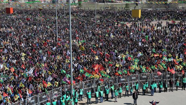 Diyarbakır'da Nevruz kutlaması - Sputnik Türkiye