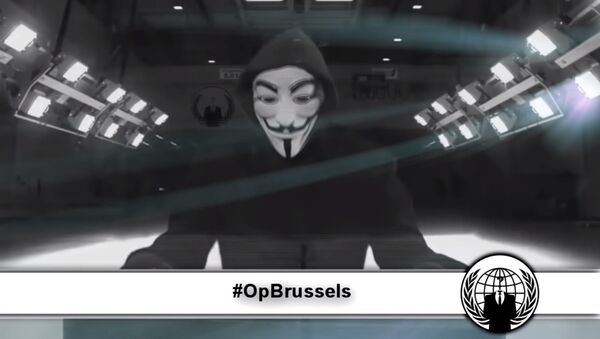 Anonymous'tan Brüksel Operasyonu - Sputnik Türkiye