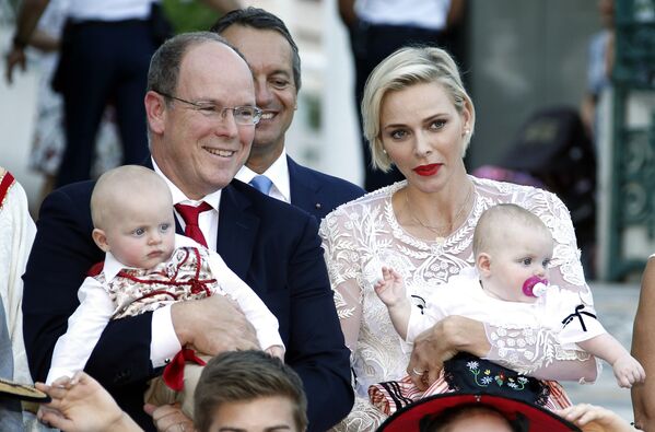 Monako Prensesi Charlene ve Monako Prensi İkinci Albert - Sputnik Türkiye