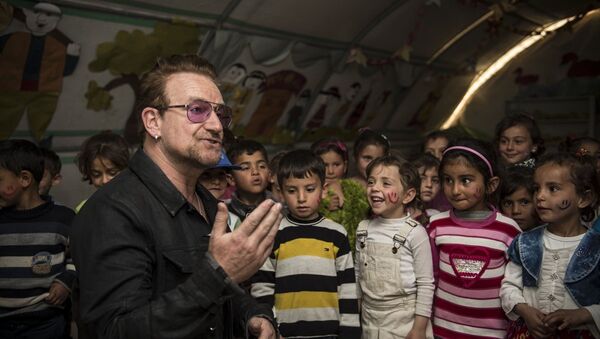 U2 grubunun solisti Bono - Sputnik Türkiye