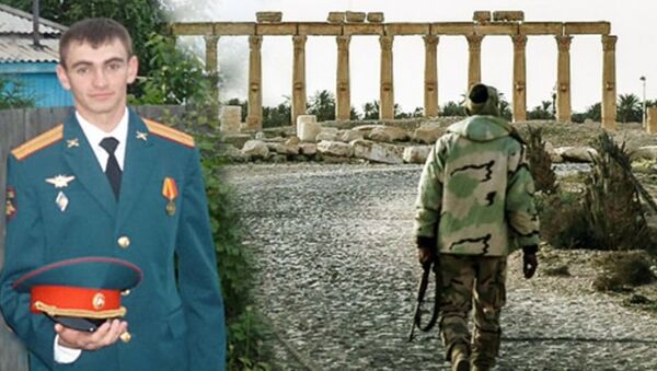 Suriye'de Palmira antik kenti yakınlarında hayatını kaybeden Aleksandr Prohorenko - Sputnik Türkiye