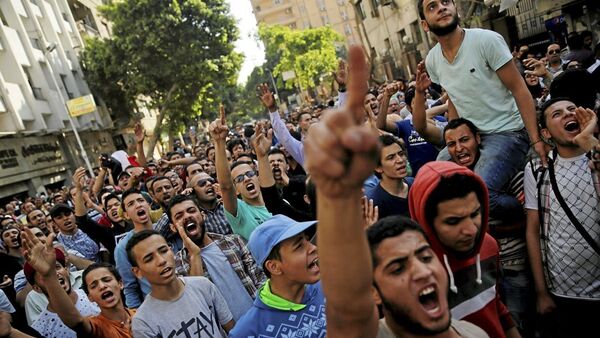 Mısır'da 'toprak namustur' protestosu - Sputnik Türkiye