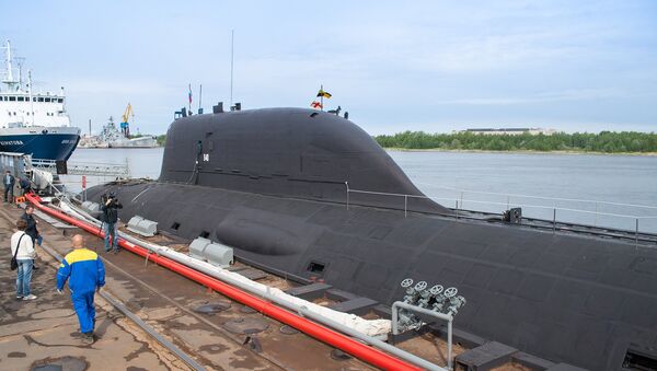 Severodvinsk'teki Sevmash limanındaki Rus denizaltısı Yasen K-560 - Sputnik Türkiye