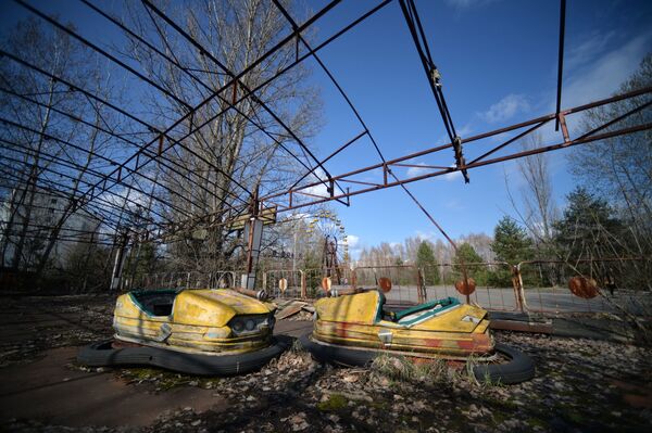 Çernobil felaketinin ardından tahliye edilen Pripyat şehri. - Sputnik Türkiye