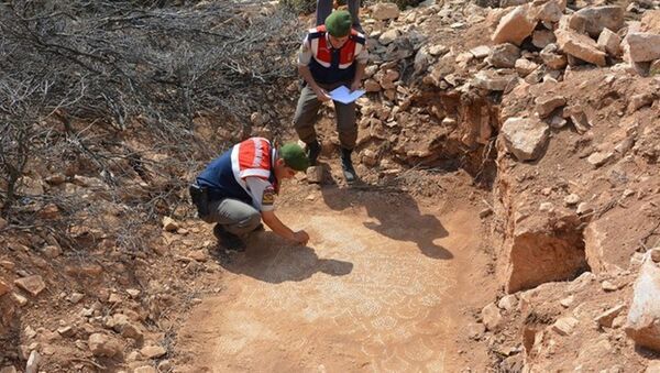 Kaçak kazı alanında Bizans kilisesi ve yerleşim yeri bulundu - Sputnik Türkiye