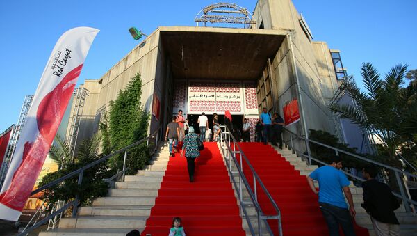 Gazze'deki 'Kırmızı Halı' film festivali - Sputnik Türkiye