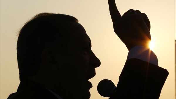 Cumhurbaşkanı Recep Tayyip Erdoğan, Gebze-Orhangazi-İzmir Otoyolu Projesi'nin en büyük ayağını oluşturan Osmangazi Köprüsü'nün Dilovası kesiminde düzenlenen açılış törenine katılarak konuşma yaptı. - Sputnik Türkiye