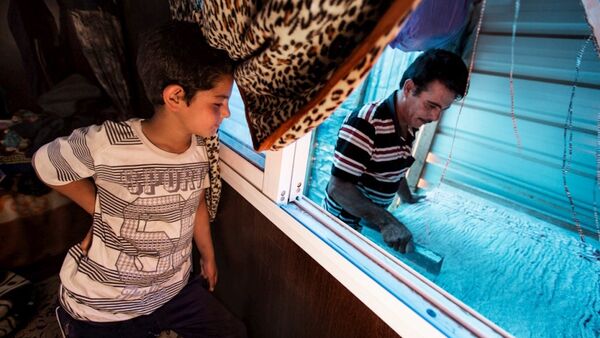 Za’atari kampında yaşayan Suriyeli raha ustası Abu Rabee - Sputnik Türkiye