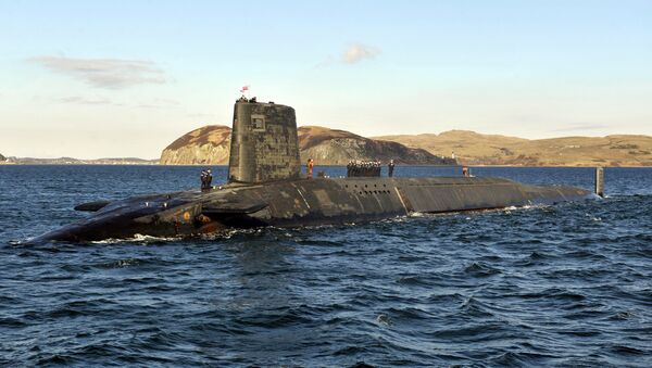 Trident Nuclear Submarine, HMS Victorious, on patrol off the west coast of Scotland - Sputnik Türkiye