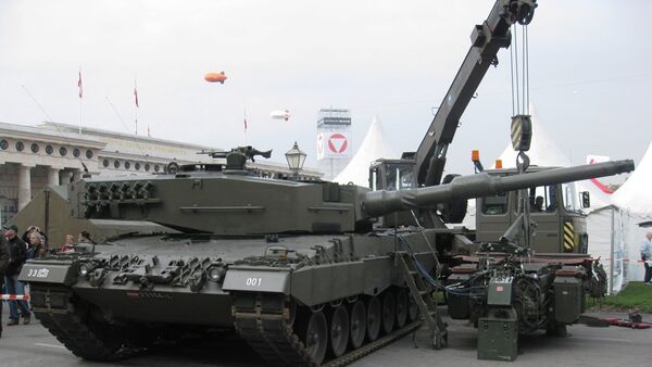  Alman üretimi Leopard 2A4 tipi tank - Sputnik Türkiye