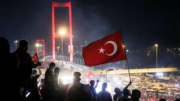 darbe girişimi protesto - Sputnik Türkiye