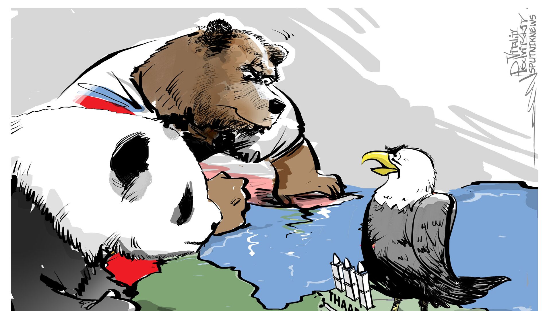 Рисунок на тему дружбы россии и китая