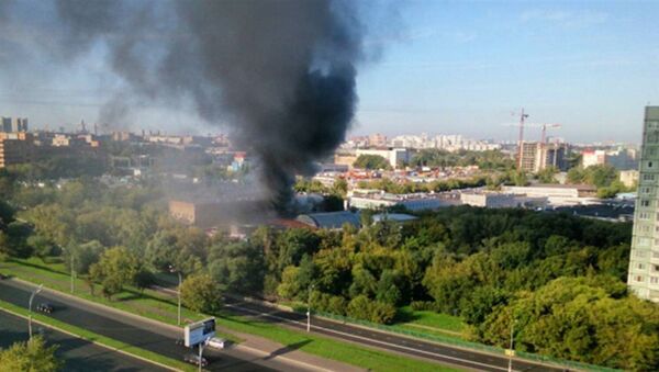 Moskova'da yangın: 16 ölü - Sputnik Türkiye