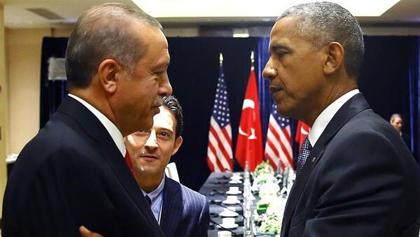 Cumhurbaşkanı Erdoğan ile ABD Başkanı Obama - Sputnik Türkiye