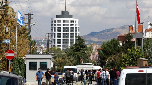 İsrail'in Ankara Büyükelçiliği'ne saldırı girişimi - Sputnik Türkiye