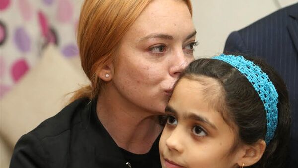 Lindsay Lohan, Suriye sığınmacı - Sputnik Türkiye