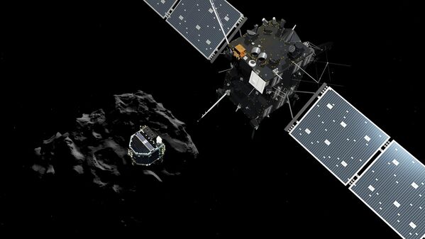 Rosetta uzay aracı ve Philae robotu - Sputnik Türkiye