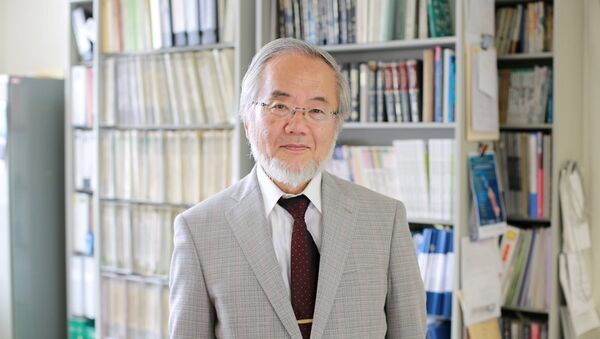 Yoshinori Ohsumi, Nobel Tıp Ödülü'nü kazandı - Sputnik Türkiye