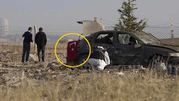 Ankara'daki canlı bombalar dikkat çekmemek için araca Türk bayrağı asmışlar - Sputnik Türkiye