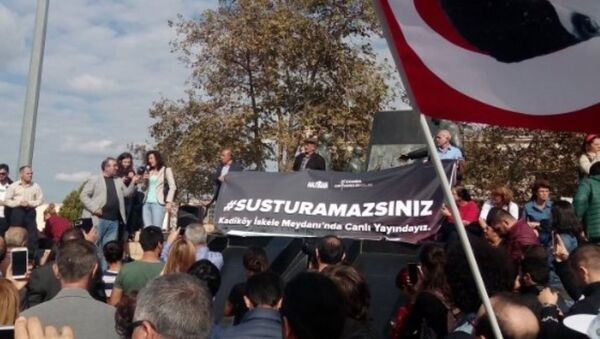 Kadıköy'de Susturamazsınız eylemi - Sputnik Türkiye