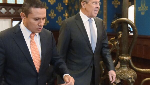 Rusya Dışişleri Bakanı Sergey Lavrov- Guatemalalı mevkidaşı Carlos Raul Morales - Sputnik Türkiye
