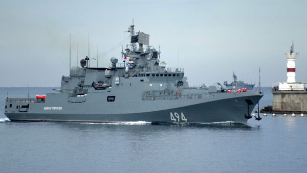 Rusya Federasyonu Karadeniz Filosunun baş koruma gemisi Admiral Grigoryeviç. - Sputnik Türkiye