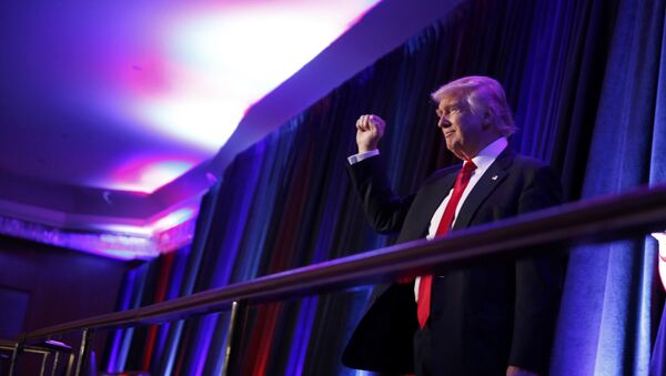 Yeni ABD Başkanı Donald Trump, seçim zaferinin ardından Manhattan'da seçmenlerine seslendi - Sputnik Türkiye