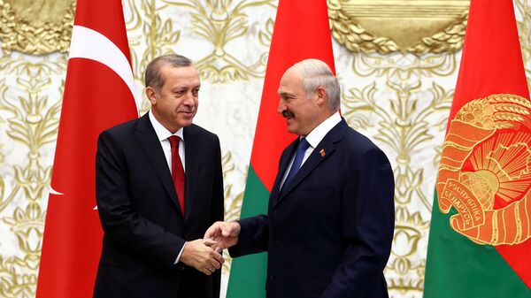 Türkiye Cumhurbaşkanı Recep Tayyip Erdoğan, Belarus Devlet Başkanı Aleksandr Lukaşenko - Sputnik Türkiye