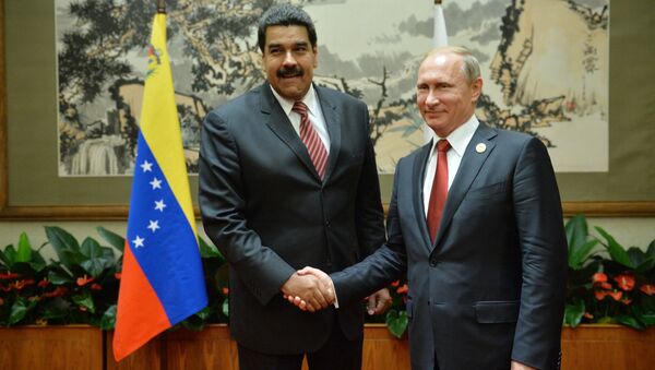 Venezülla Devlet Başkanı Nicolas Maduro- Rusya Devlet Başkanı Vladimir Putin - Sputnik Türkiye