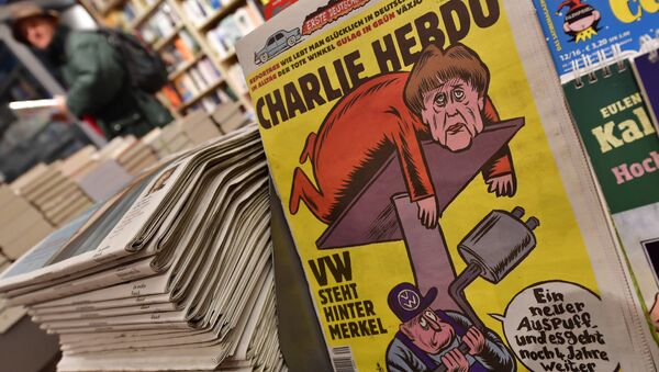 Charlie Hebdo ilk Almanca edisyonunu yayınladı - Sputnik Türkiye