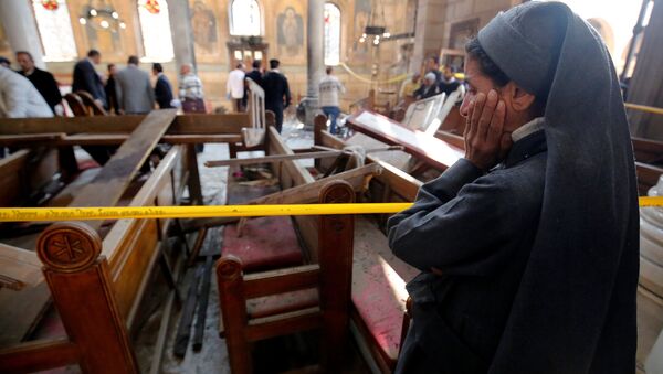 Kahire'de Kıpti katedraline saldırı - Sputnik Türkiye