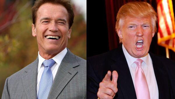 Arnold Schwarzenegger ve Donald Trump - Sputnik Türkiye
