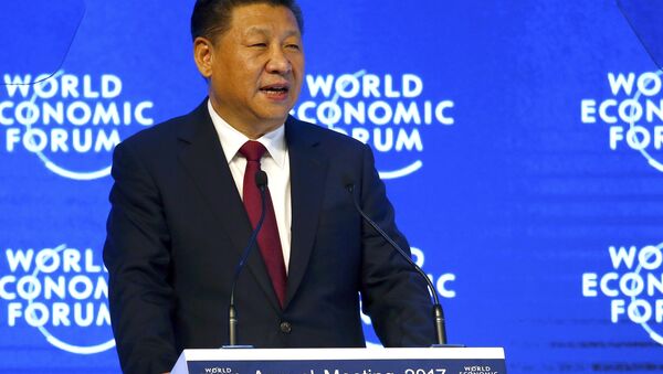 Çin Devlet Başkanı Şi Cinping, 2017 Dünya Ekonomik Forumu Yıllık Toplantısı'nda konuştu  - Sputnik Türkiye