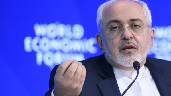 İran Dışişleri Bakanı Muhammed Cevad Zarif Davos - Sputnik Türkiye